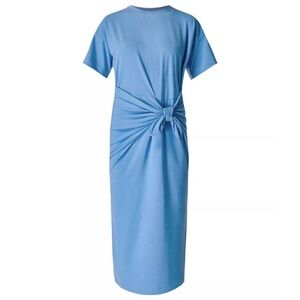 NWT Sweaty Betty Blue Tie Front Dress - Large